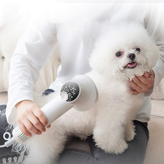 Smart Pet Hair Dryer Grooming Blow Comb Quiet Drying Brush Tool