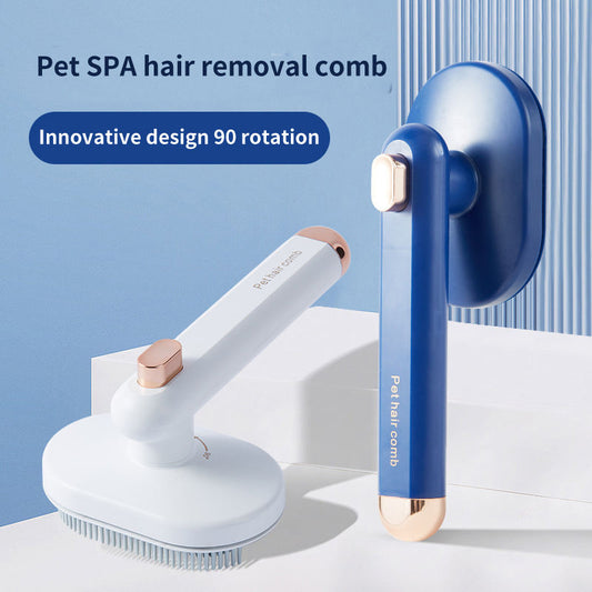 Self-Cleaning Pet Hair Brush Dog Cat Grooming Deshedding Comb Tool