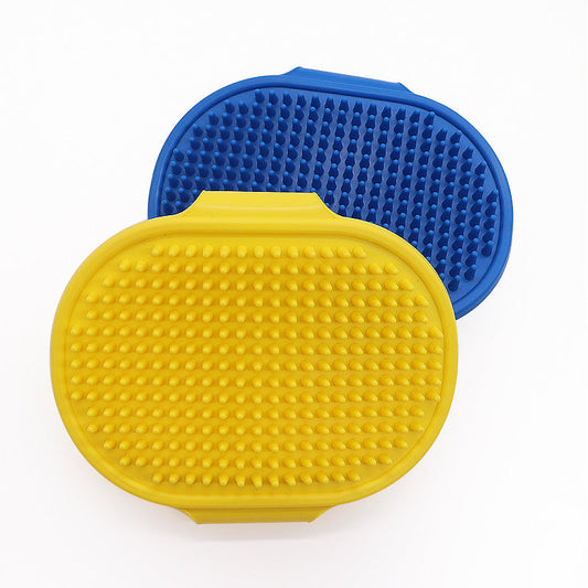 Soft Silicone Pet Bath Brush Dog Cat Grooming Massage Hair Remover