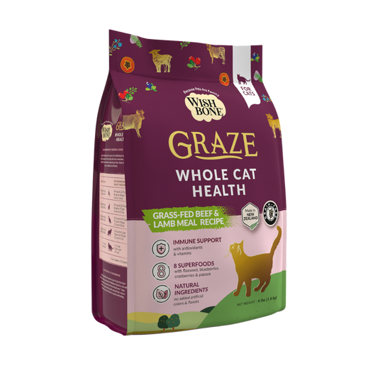 Wishbone Graze Beef and Lamb Dry Cat Food