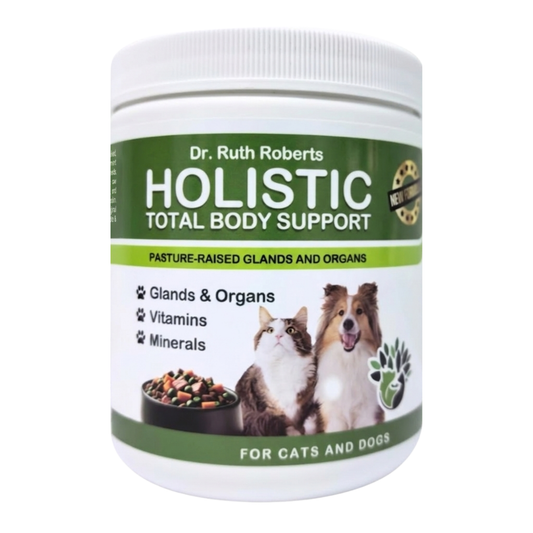 Holistic Total Body Support Multivitamin Glandular Blend Dogs Cats Supplement