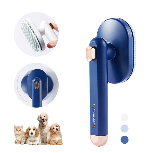 Self-Cleaning Pet Hair Brush Dog Cat Grooming Deshedding Comb Tool