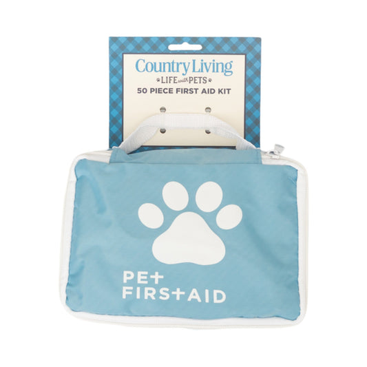Country Living 50-Piece Pet Travel First Aid Kit Emergency Care Set