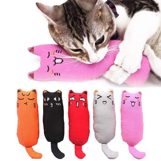 Rustle Catnip Plush Cat Toy Interactive Chew Teething Play Pillow Toy